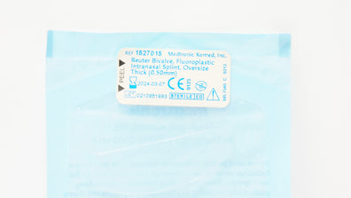 Medtronic 1527015 Reuter Bivalve, Fluoroplastic Intranasal Splint 0.50mm (x)
